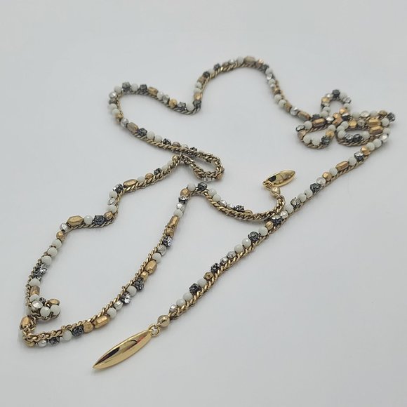 STELLA & DOT Gold Lariat Beaded Necklace – 40" of Fabulousness! - Picture 10 of 14